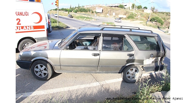 Kula&#039;da kaza: 1 yaralı