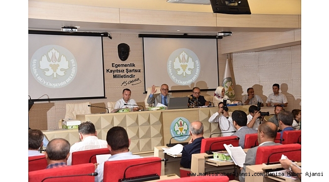 Manisa Büyükşehir Belediye Meclisi Toplantısı yapıldı