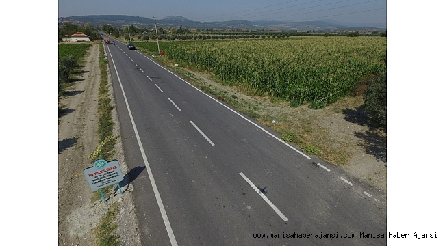 Manisa&#039;da 19 milyon 855 bin metrekare yol asfalta kavuştu