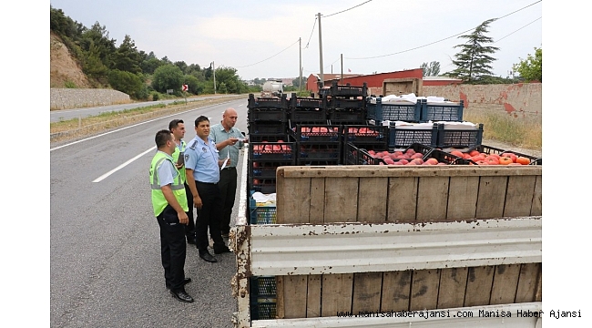 Manisa'da kaçak meyve ve sebze denetimi