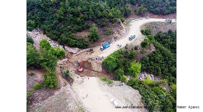 Selin yıktığı köprü bir günde yeniden yapıldı