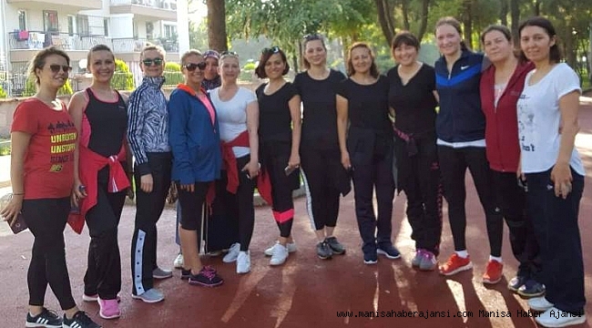 BAYANLAR ZUMBA VE PLATESTE BULUŞTU