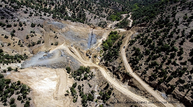 Sayık Göleti’nde yaz mesaisi