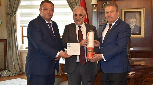 BAŞKAN ÇERÇİ MANİSA PROTOKOLÜNÜ GÜREŞE DAVET ETTİ