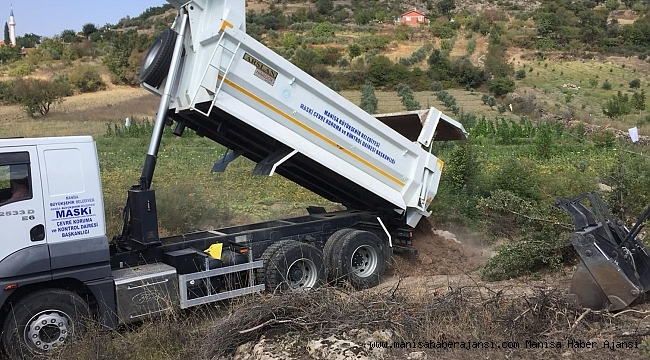 DEMİRCİ MAHALLESİ YAĞIŞLI HAVALARA HAZIRLANIYOR