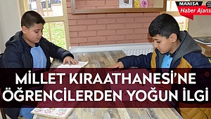 MİLLET KIRAATHANESİ'NE ÖĞRENCİLERDEN YOĞUN İLGİ