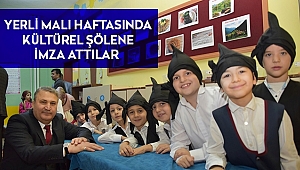 YERLİ MALI HAFTASINDA KÜLTÜREL ŞÖLENE İMZA ATTILAR