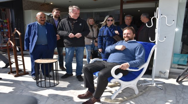 Yazıcı, esnaf ziyareti yaptı