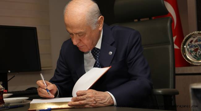 Bahçeli, “Manisa’da Cengiz Ergün Döneminin Devam Edeceğine İnanıyorum”