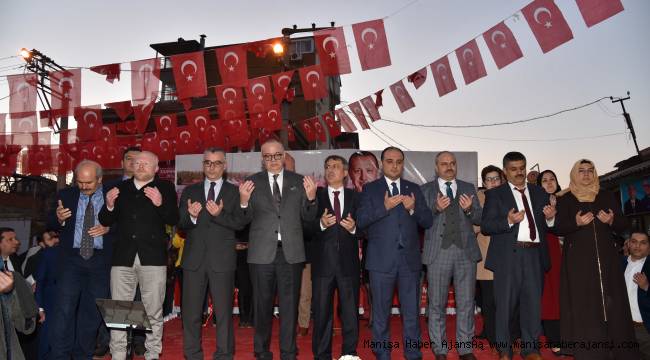 Cumhur İttifakından Ahmetli’de Miting Gibi Açılış