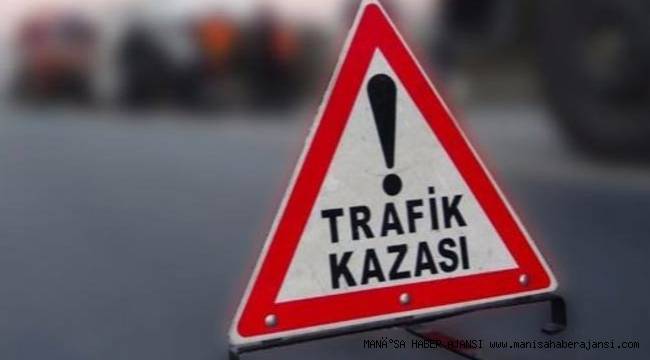 Manisa&#039;da trafik kazası: 4 yaralı