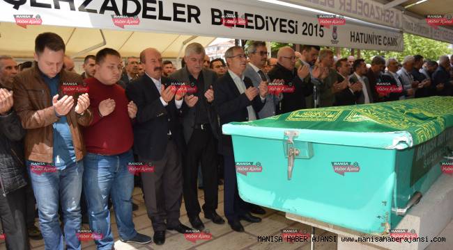 BAŞKAN AKYÜZ BABASINI SON YOLCULUĞUNA UĞURLADI