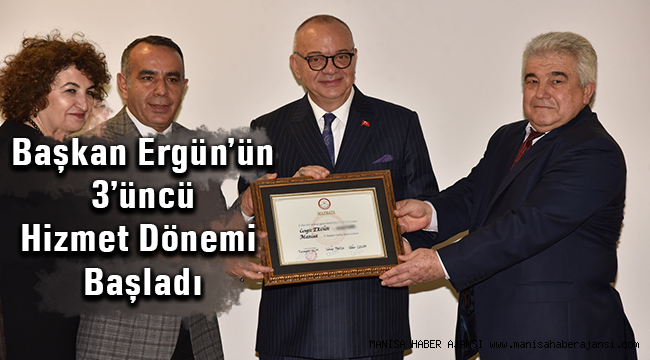Başkan Ergün’ün 3’üncü Hizmet Dönemi Başladı