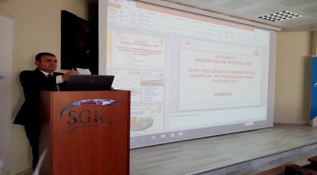 Kütahya'da orman yangınlarıyla mücadele hazırlıkları