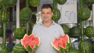 Karpuz tezgahlarda yerini almaya başladı