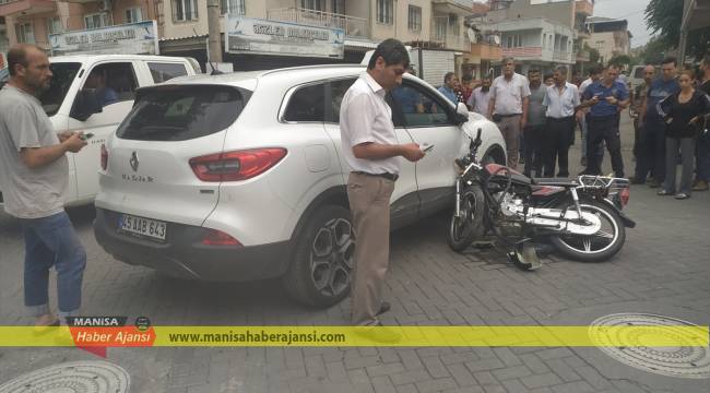 Turgutlu'da trafik kazası: 1 yaralı