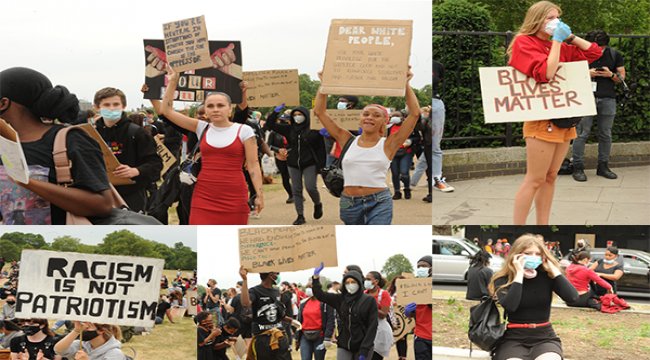 İngiltere'de ırkçılığa karşı protesto