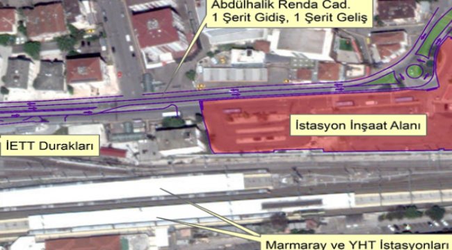 Pendik-Kaynarca Metrosu için trafik akışı yeniden düzenlendi
