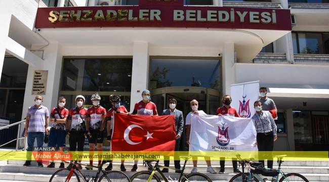 ŞEHZADELERDEN SAMSUN’A BİN KM PEDAL ÇEVİRECEKLER