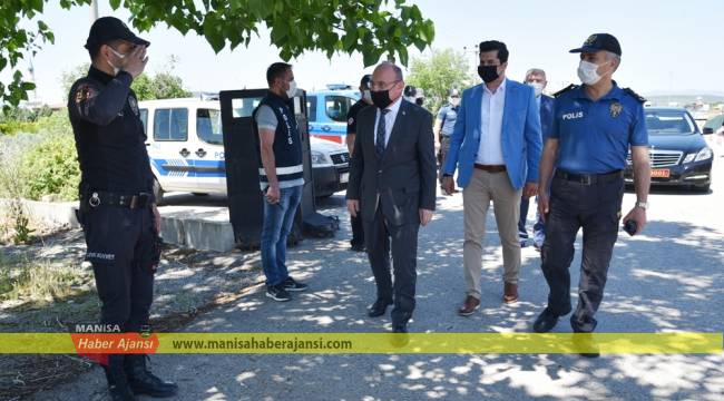 Vali Karadeniz’den trafik uygulama noktalarına ziyaret