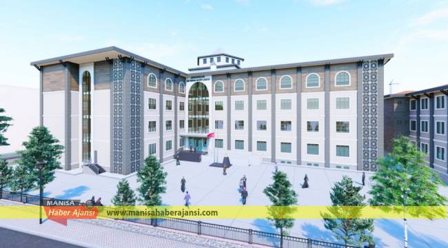 Şehzadeler Kız İmam Hatip Lisesi inşaatı devam ediyor