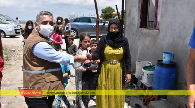 Tarım işçilerine süt ikram edildi