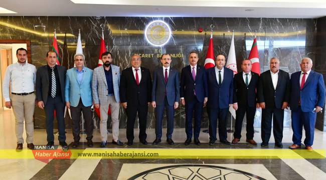 Pazarcı esnafın sorunları Bakan Muş’a iletildi