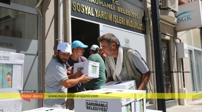 SARUHANLI’DA SÜT KUZUSU PROJESİ BAŞLADI