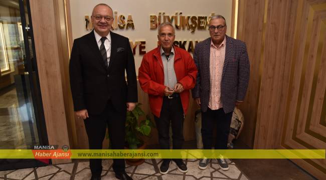 Başkan Ergün, Gazeteci Yavuz Donat&#039;ı Konuk Etti