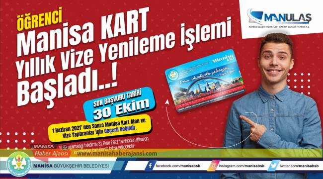 Öğrenci Kart Vize İşlemlerinde 30 Ekim Son Gün