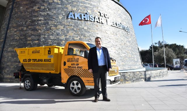 Akhisar’da Acil Çöp Toplama Aracı hizmete başladı