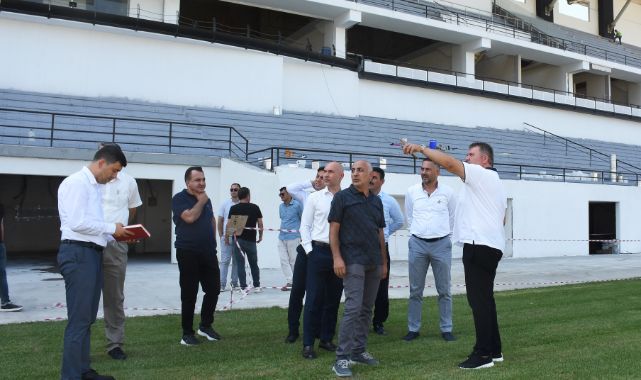 19 Mayıs Stadyumu&#039;nda çalışmalar tüm hızıyla sürüyor