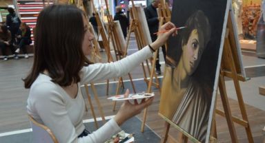 Manisa Güzel Sanatlar Lisesi Resim Sergisi açtı