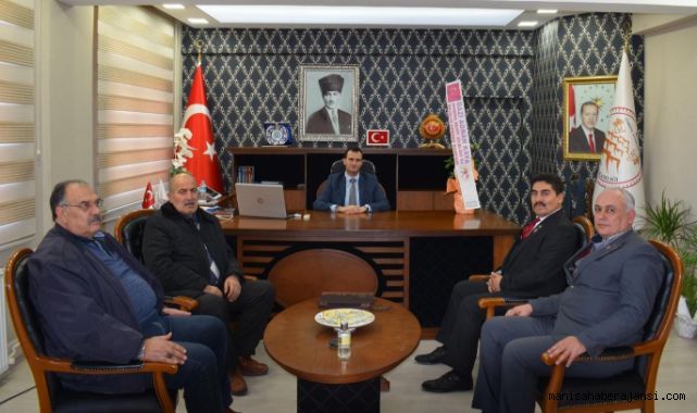 MANİSA ŞEHİT AİLELERİ VE GAZİLER DERNEĞİNDEN KAYMAKAM MEHMET AKİF TEMUR’A ZİYARET