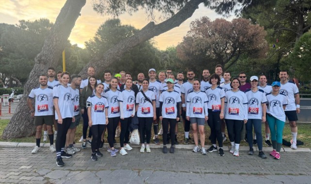 EGİAD, Ortaokul Spor Salonu İçin Koşarak Destek Topladı