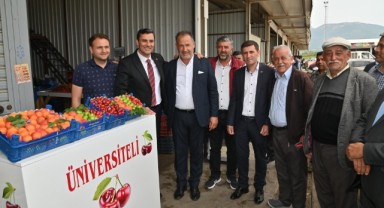 Başkan Zeyrek Kiraz Üreticileriyle Bir Araya Geldi