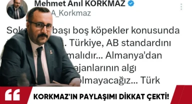 Zafer Partili Siyasetçi Korkmaz'dan Çok Konuşulacak Paylaşım!