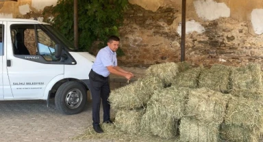 Salihli Belediyesi’nden Yangın Mağduru Vatandaşlara Yonca ve Kaba Yem Desteği