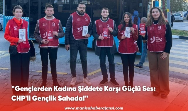 Genç başkandan kadına şiddete karşı farkındalık çalışması!