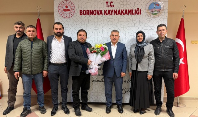 Balıkesirliler Derneği’nden Bornova Kaymakamına Ziyaret