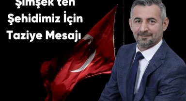 Doğru Yol Partisi GİK Üyesi İlkay Şimşek'ten Şehit İs. Asb. Üçvş. Ufuk Akıncı İçin Taziye Mesajı