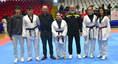 YUNUSEMRE'NİN GENÇ TAEKWONDOCULARINDAN 9 MADALYA