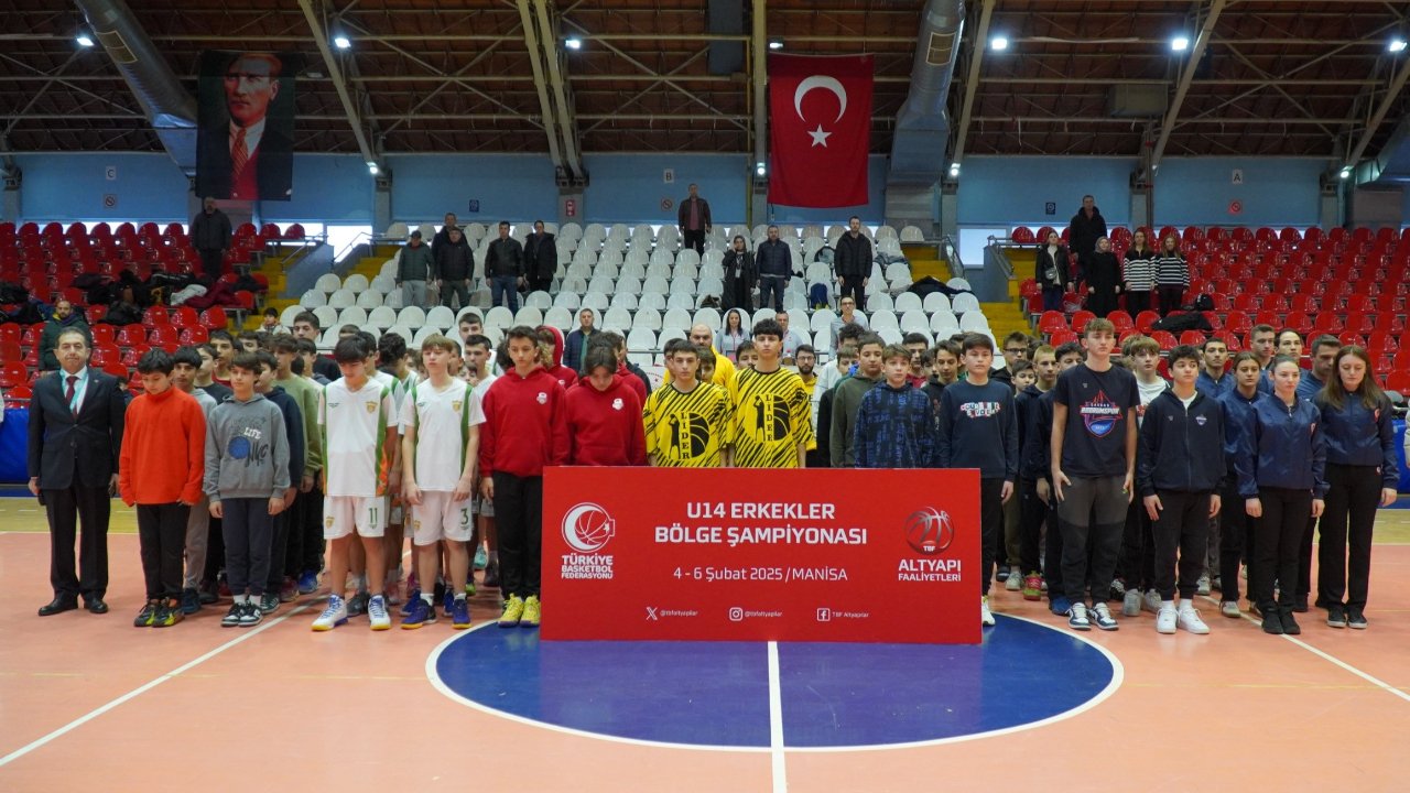 U14 Erkekler Basketbol Bölge Şampiyonası Manisa’da