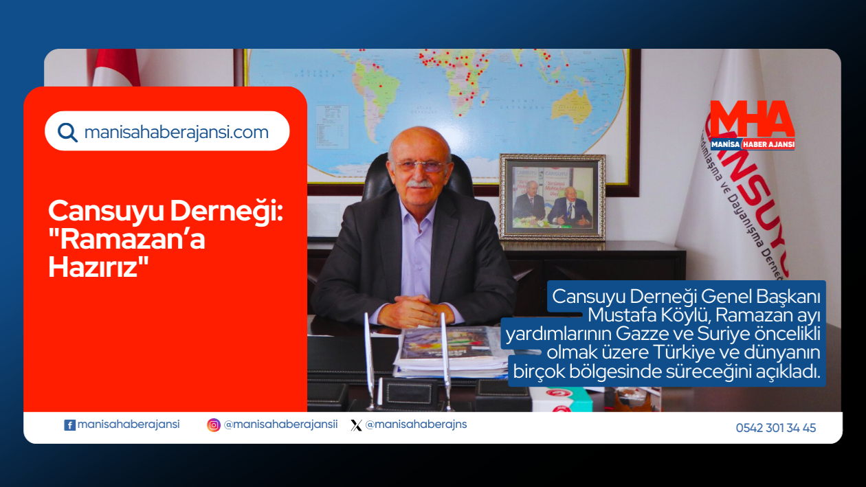 Cansuyu Derneği: "Ramazan’a Hazırız"