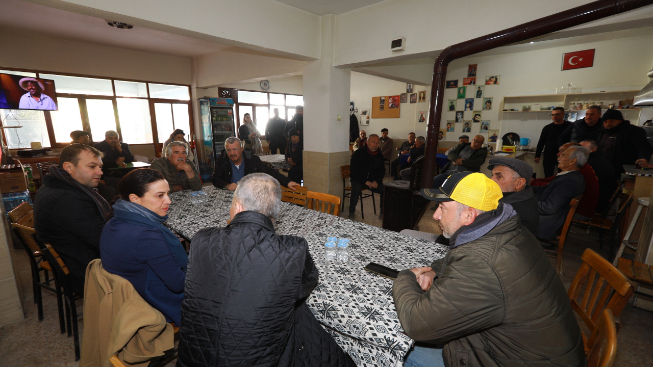 Başkan Sengel Gökçealan’da Sosyal Destek Projelerini Anlattı