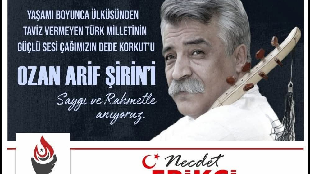 Zafer Partisi'nden Ozan Arif'e Anma Mesajı