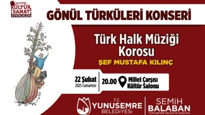 Yunusemre THM Korosu’ndan Unutulmaz Türkü Gecesi!