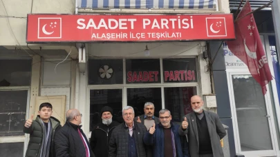 Saadet Partisi’nden Alaşehir’de Esnaf Buluşması