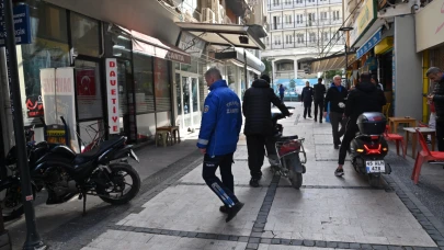 Manisa’da Kaldırımlardaki Motosiklet İşgaline Denetim