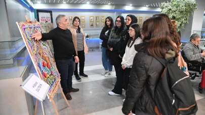 "Fırça İzleri" Sergisi Manisa'da Sanatseverlerle Buluştu